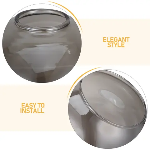 Globe Cover Shades Lamp Glass Replacement Light Globes Lights Handblown Lampshade Globe Sphere Ceiling Vanity Clear Globes
