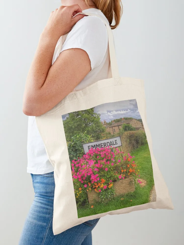 

The Village Of Emmerdale Tote Bag bags woman 2025 canvas tote bags custom tote bag Reusable bags