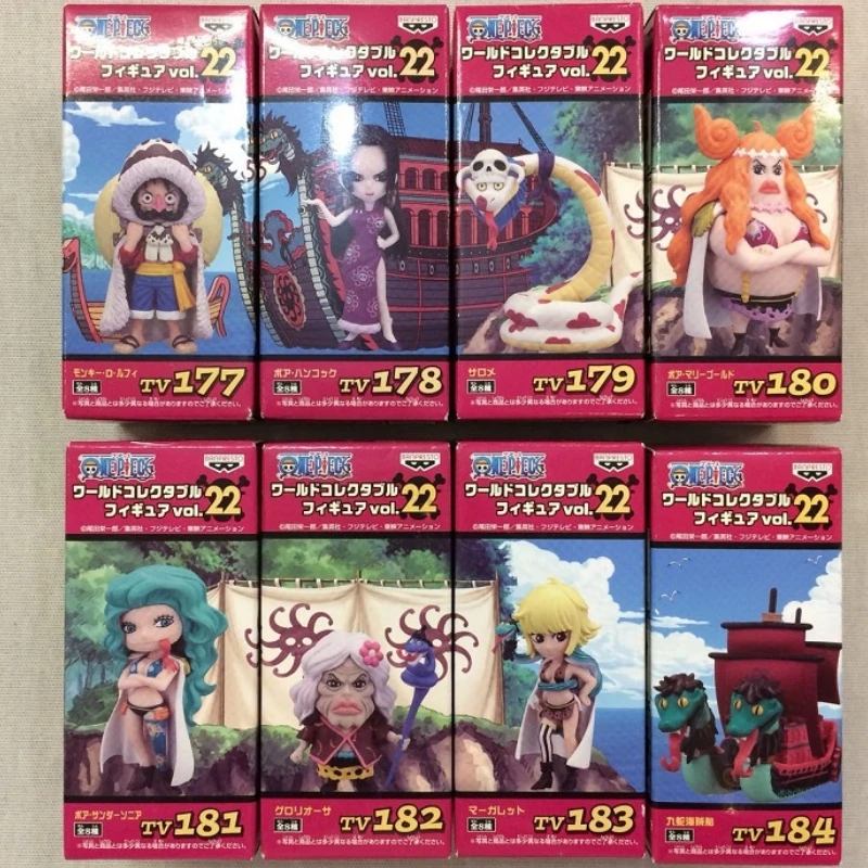 

В наличии Bandai One Piece Wcf 22 Nine Snake Pirates Hancock Empress борода Luffy костюм Tv22 подарок