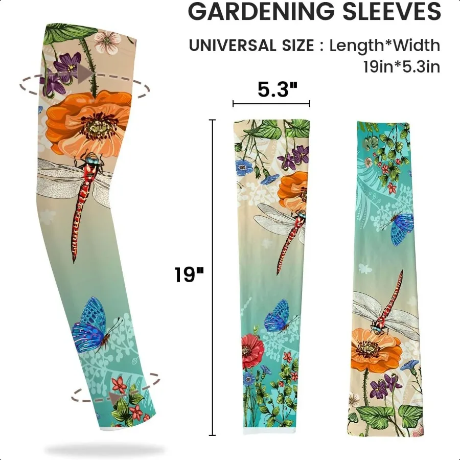 أكمام البستنة للنساء في المزرعة للحماية من أشعة الشمس وأكمام ذراع تبريد مقاومة للأشواك لتغطية الأذرع لرياضات الحديقة