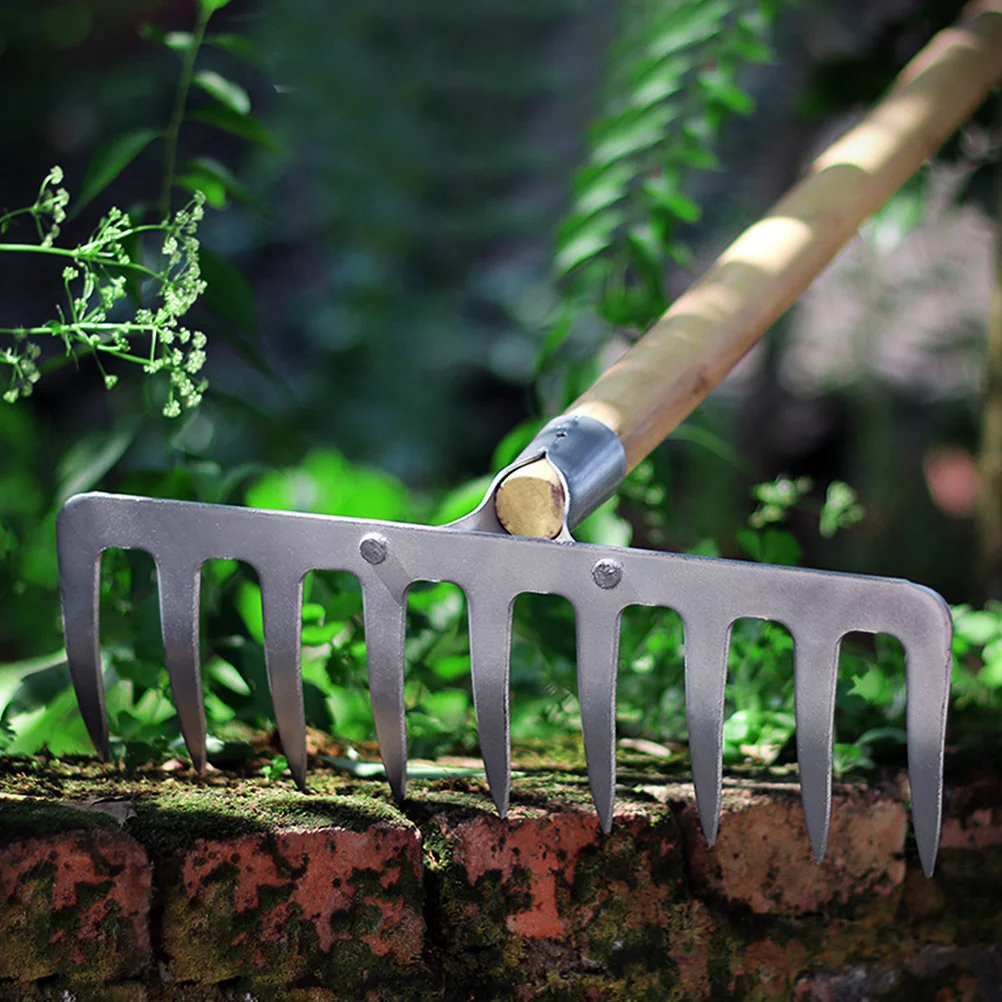 

Sturdy Garden Rake Head High-Grade Iron Material for Farm Yard Leaves and Soil Loosening Rake Head Agricultural Tool