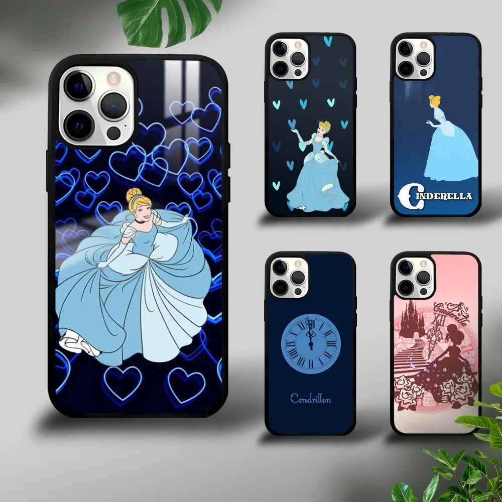 

Beauty C-Cinderella Princess Phone Case For iPhone 16 15 14 13 12 11 Pro Xs Max Mini Plus Celulares Hard Funda