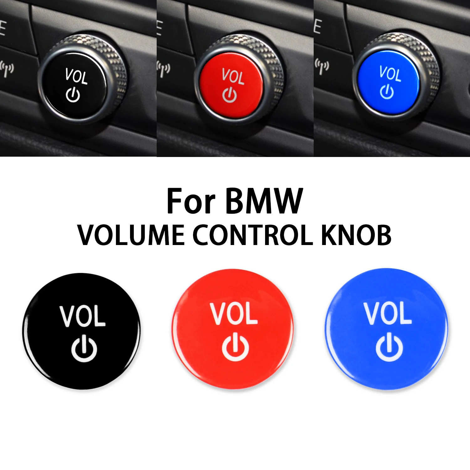 Car Volume Control Knob Button Wear Resistant  Trim For BMW G42 G20 X5 G05 X6 G06 X7 G07 Z4 G29 X3 G01 X4 G02 X3M F97 X4M F98 M3