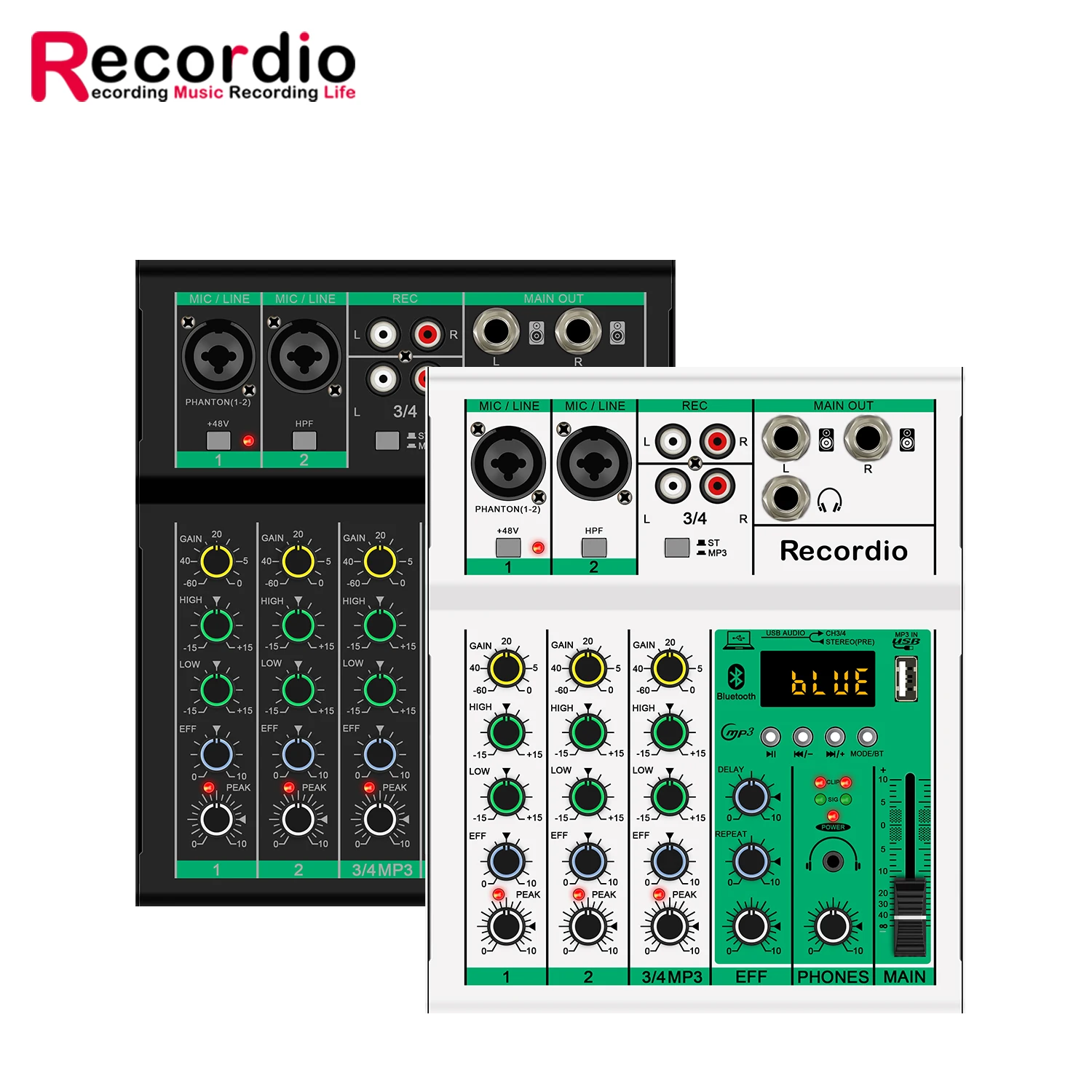 gax-a4-mixer-audio-professionale-a-4-canali-colore-nero-con-effetti-usb-controller-per-palco-mixer-dj-per-studio-domestico