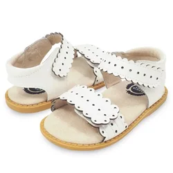 Livie & Luca-Sandalias clásicas para niños y niñas, zapatos de tacón bajo de cuero auténtico, calzado de vestir para fiesta, novedad