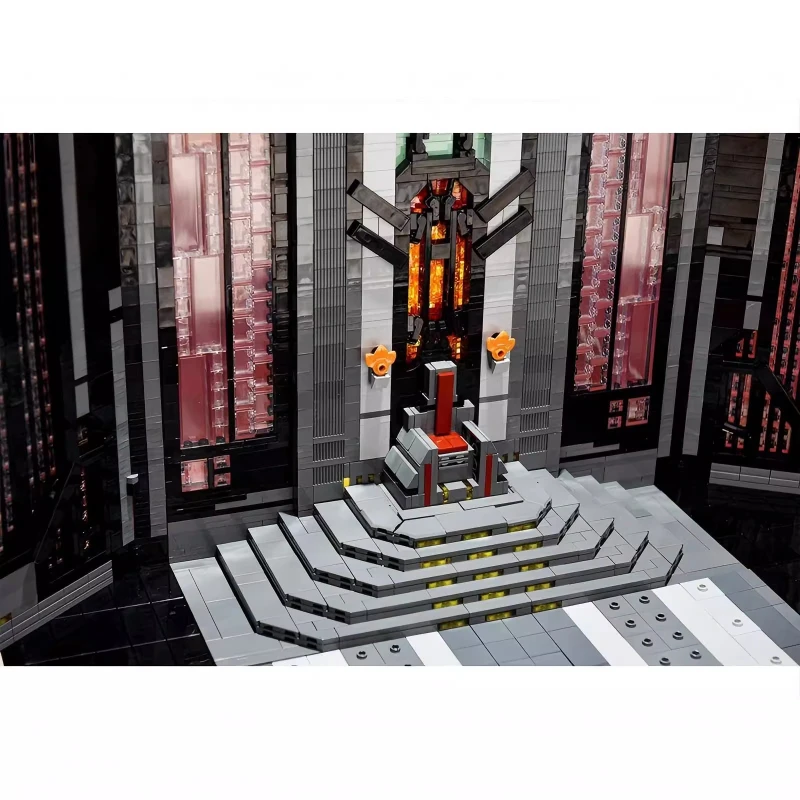MOC Space War Series City Architecture Model Creative Manda The Hall Throne Building Blocks Sets Kids Toys Adult Collection Gift