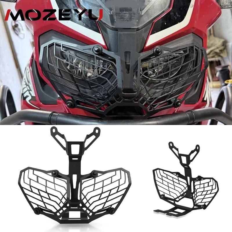 

For Honda CRF1000L Africa Twin 2015-2021 CRF 1000 L Adventure Sports 2017-2021 Motorcycle Headlight Grill Guard Cover Protection
