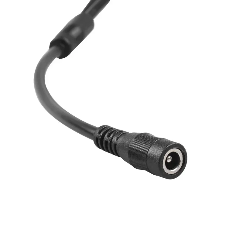 Wtyczka rozdzielacz mocy 12V DC 1 żeńska do 2 3 4 5 6 8 przewód CCTV męska kabel kamery akcesoria do monitoringu Adapter do zasilacza 2.1*5.5mm