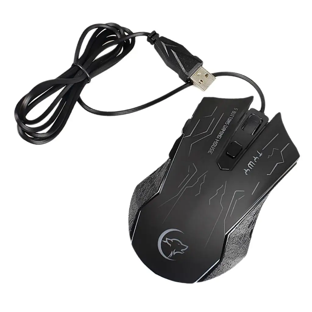 4 LED Illuminated Mouse Gaming Mouse Mouse PC Gamer Mouse, 3200 DPI,