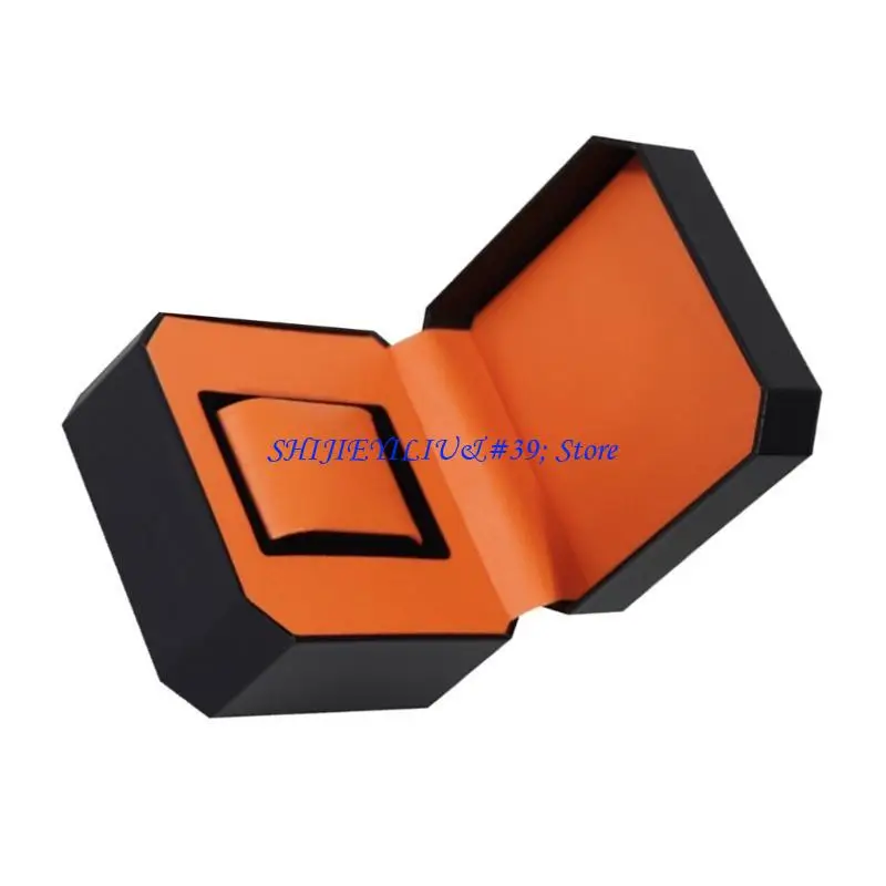 

E21F Watch Storage Box Watch Container Watch Display Box PU Material for Travel