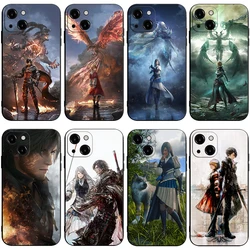 Caixa do telefone para o iPhone 14, 13, 12, 11 Pro Max, Mini, XS, X, XR, SE3, 2, 7, 8 Plus, FFX, Joshua, Barnabas, Hugo Jill, shiva Benedikta, Benedikta, FF16