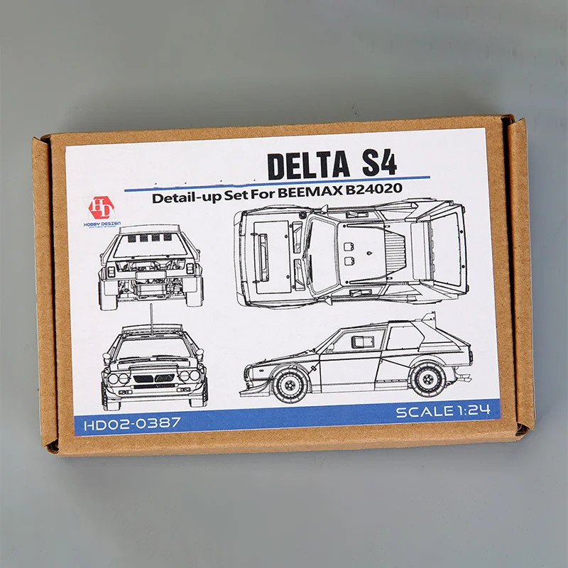 

HobbyDesign 1:24 Delta S4 Etching Sheet HD02-0387 Car Assembly Toy Accessory Model