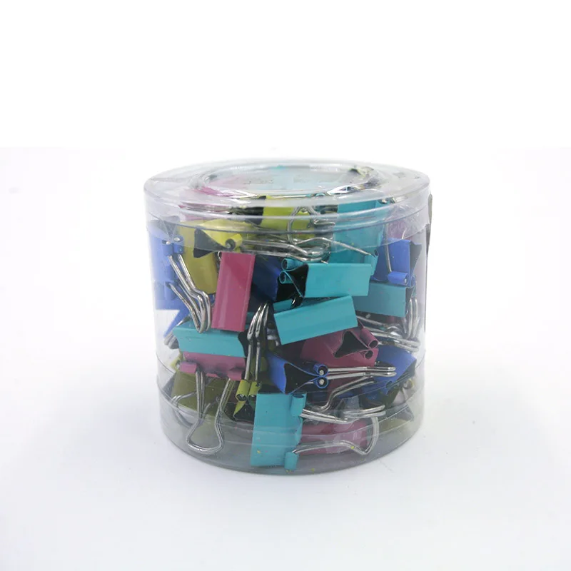60 Assorted Small Office Organize Mini Metal Binder Grip Clips 15mm Notes Letter