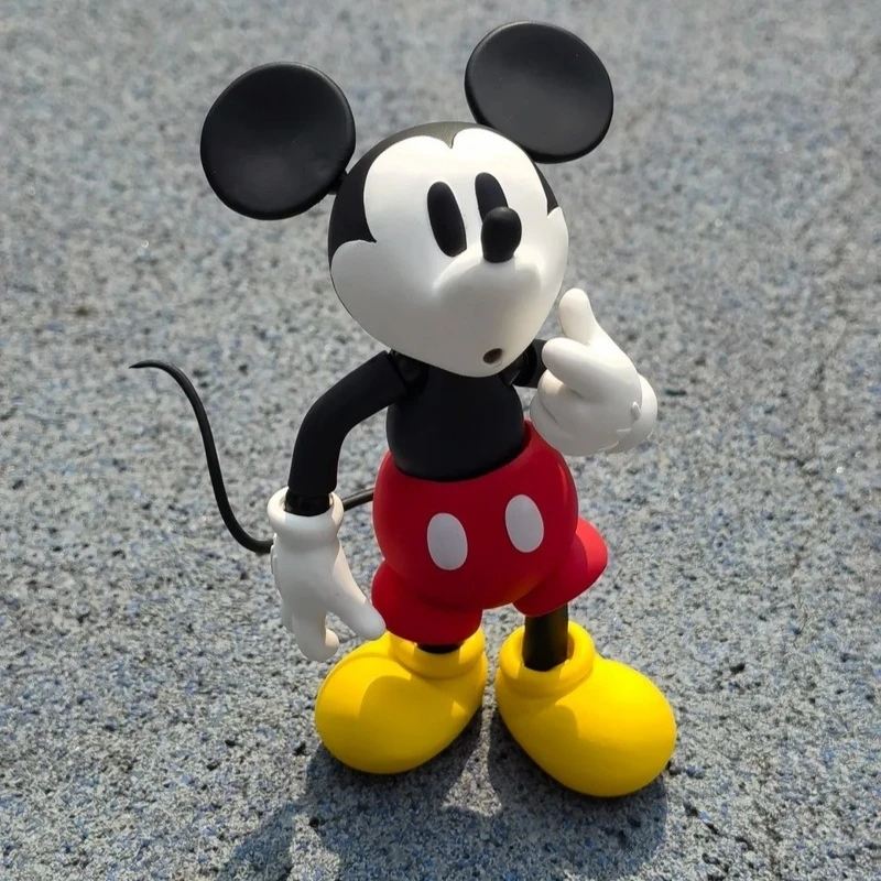 

Disney Anime Cartoon Action Figurine Mickey Mouse Joint Movable Figurine Model Cute Desktop Ornament Fashion Boy Exquisite Gifts