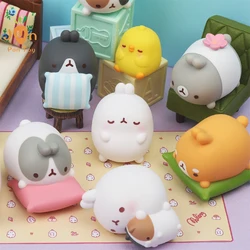 Blind Box Toys Rabbit Chicken Sleep Blind Box V3 Korea Guess Bag Caja Ciega Blind Bag Toys For Girls Anime Figures Desktop Doll