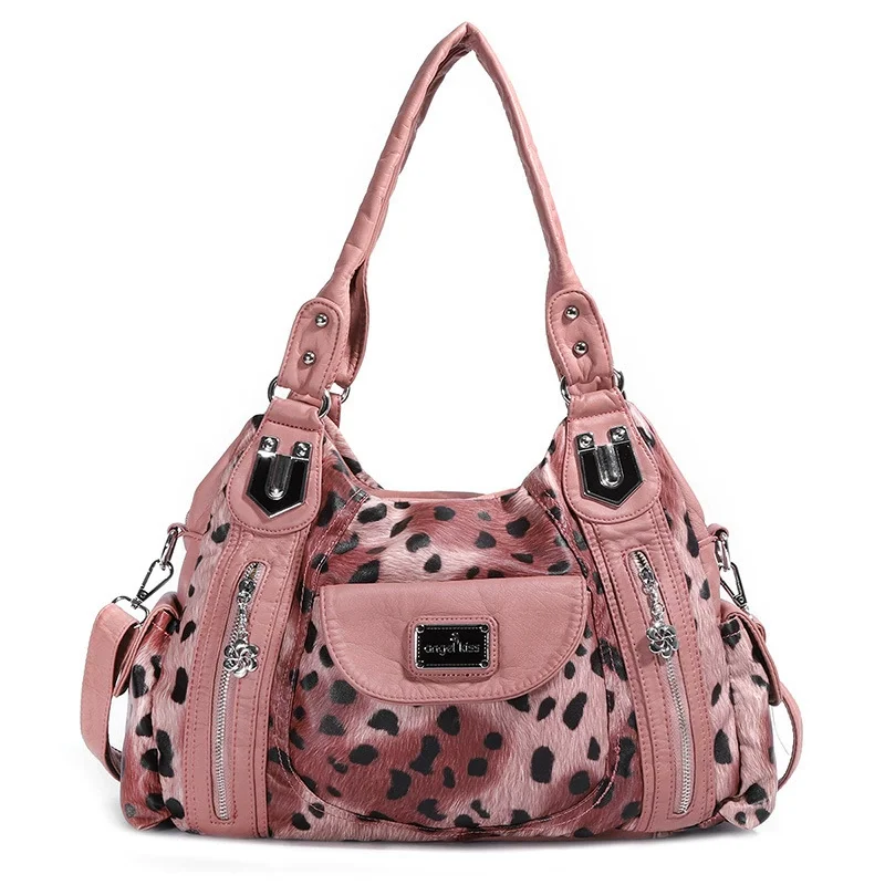 

Bag Women Handhag Designers Shoulder bags Fashion Women Leopard Shoulder Bags Female Top-handle Bags Large Purse