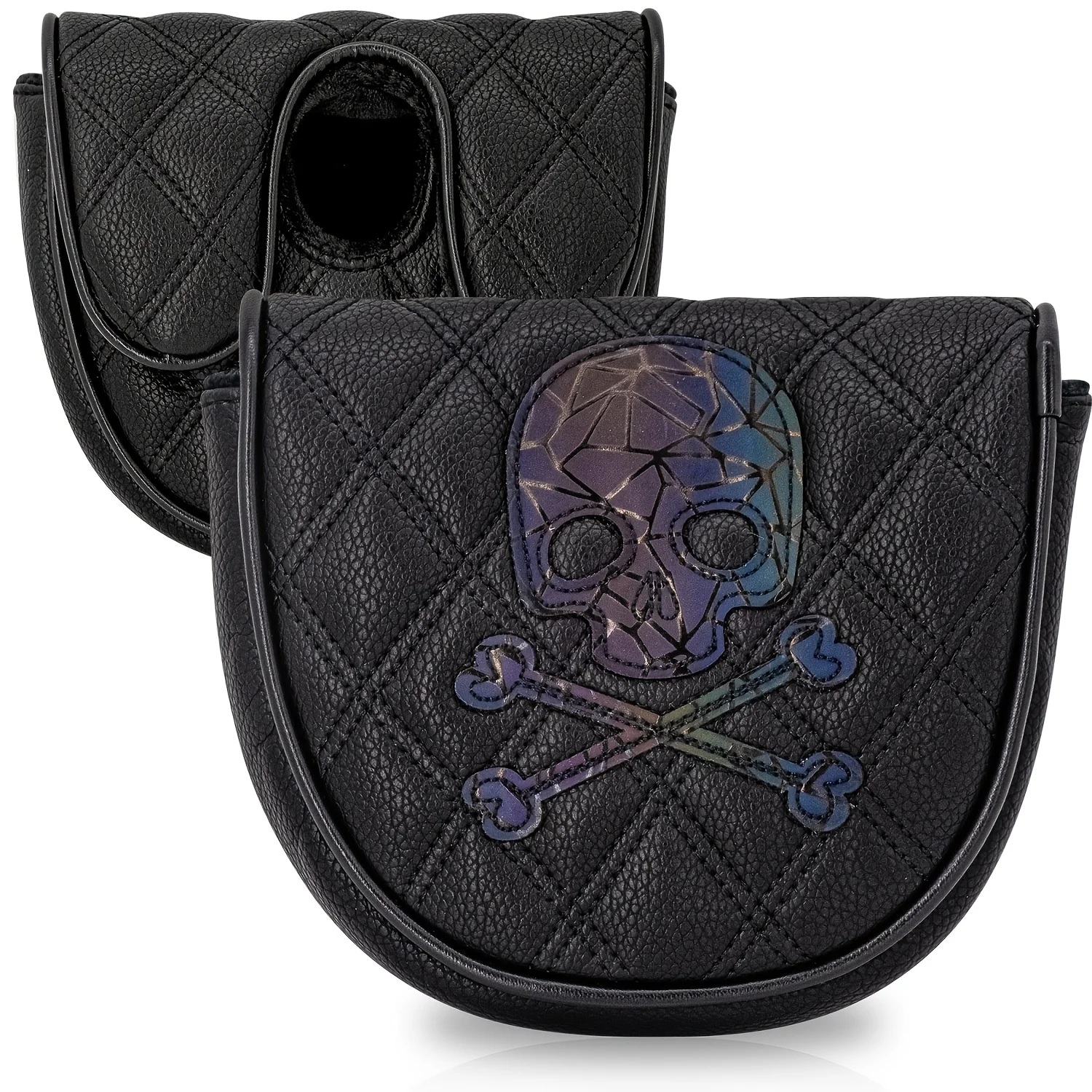 

1pc Gradient Skull Design Putter Cover - A Protective, Durable, And Minimalist Accessory for Golf Enthusiasts And Casual Players