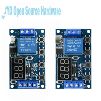 1 Kanal 5V Relais 6-30V Relais modul Aus/Ein-Schalter Trigger Zeit verzögerung schaltung Timer Zyklus 999 Minuten einstellbare XY-J02