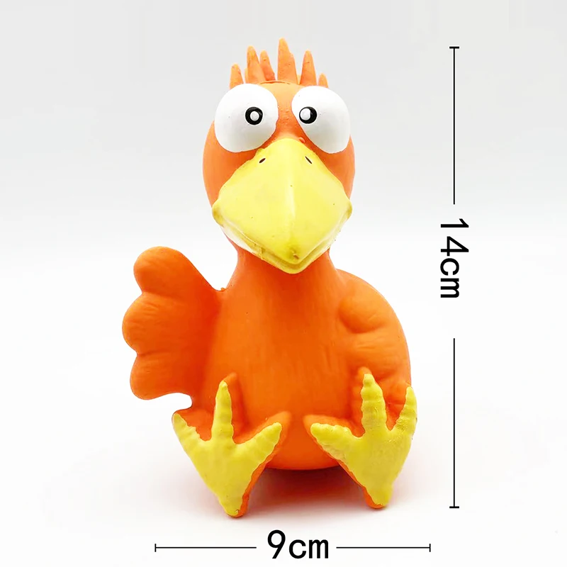 Pet dog toy Parrot Big Bill Bird Squeeze vocal latex toy suitable for small, medium and large dogs