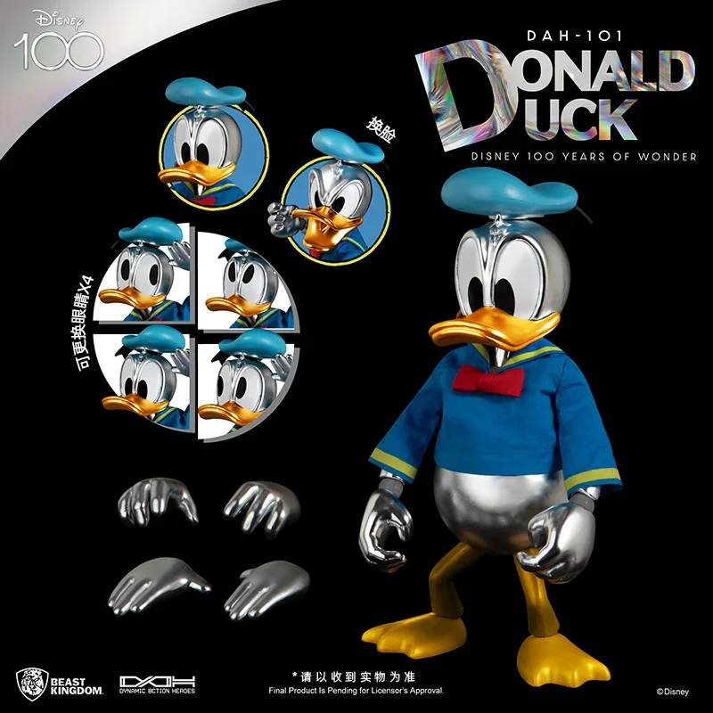 

Restricted Beast Kingdom Disney Donald Duck Stitch Action Figure Collection Model Decoration New Year Gifts