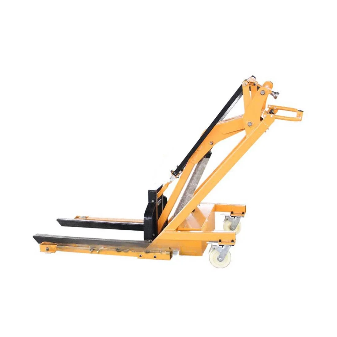 FOR Hand Push Crank Arm Portable Electric Forklift Hydraulic Loading And Unloading Truck Small Fully