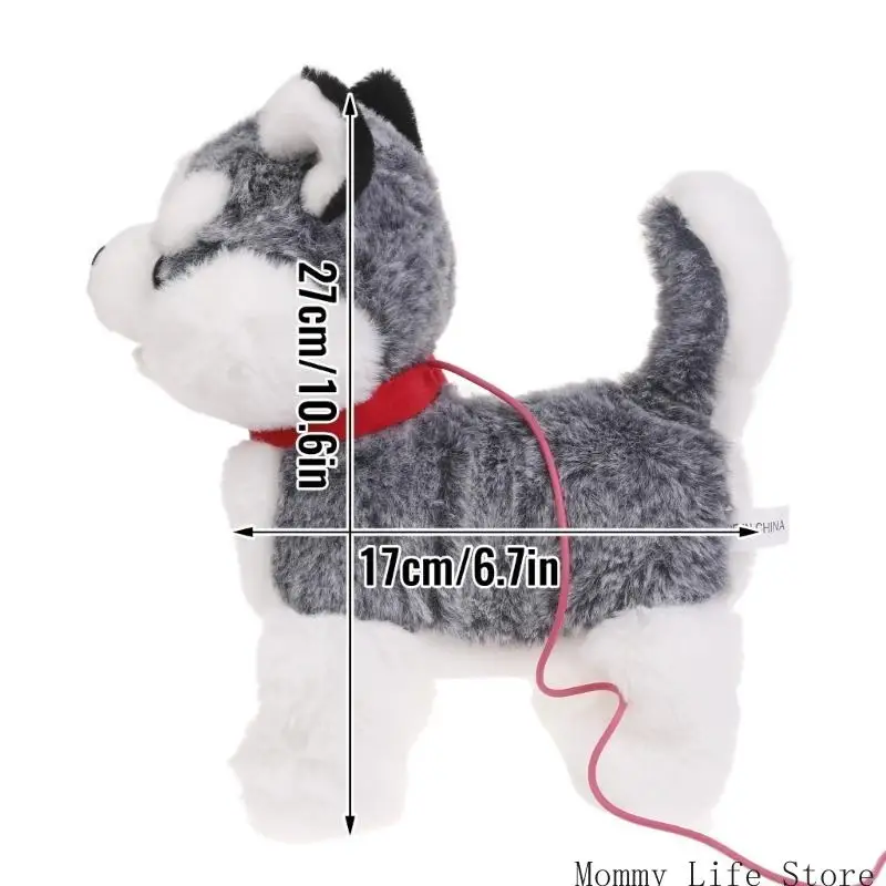 Rastrear juguete para perros con música correa cuerda para perros juguete para perros región electrónico para niños