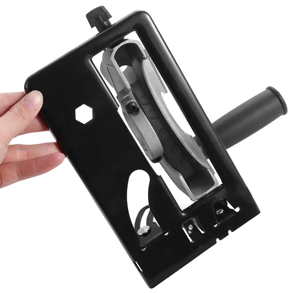 Hand Angle Grinder Converter To Cutter Cutting Manual Cutting Machine Bracket 45°Adjustable Dust Cover