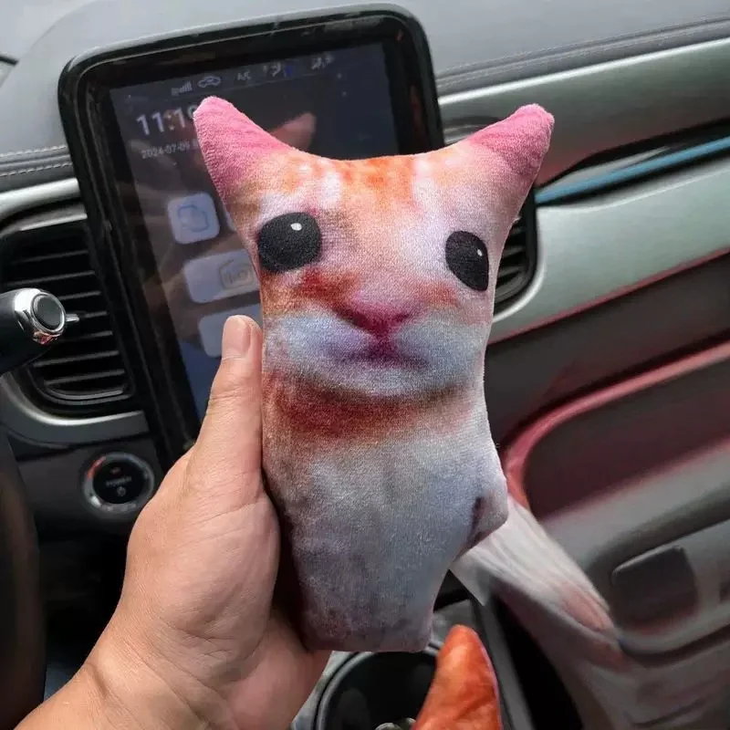 Simpatici giocattoli di peluche per gatti El Gato Wowwow Bambole per gatti Peluche Simulazione Animali di peluche Regalo di festa di compleanno Giocattolo da collezione per bambini