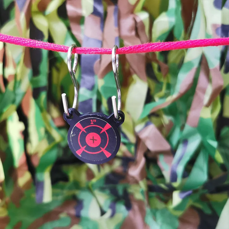 Tirachinas de objetivo de árbol, accesorio portátil resistente a los golpes, tiro de Metal, entrenamiento de tiro, deportes al aire libre, objetivo de juguete