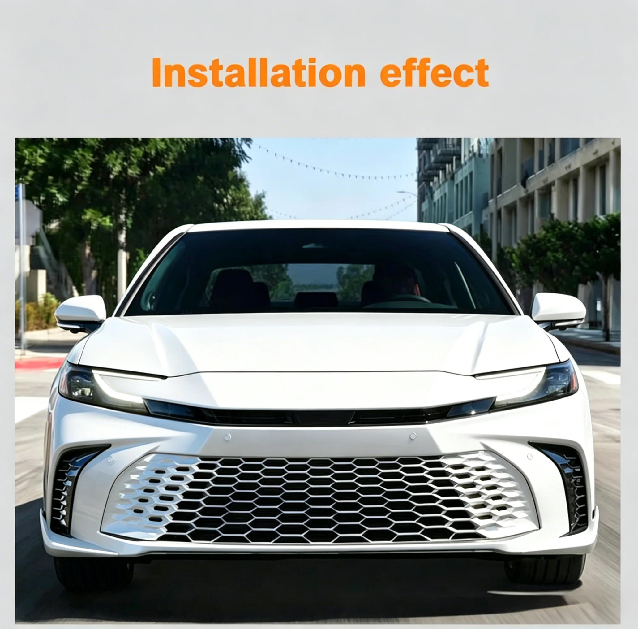 Folie für Toyota Camry 9. Generation XV80 2024-2026 Autoscheinwerfer Transparente TPU-Schutzfolie Auto-Rückansicht AB-Säulen-Schutzfolie – Detail 2