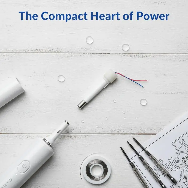 1/3Pcs Mini Waterproof Vibration Rod Motor Strong Vibrating Motor DC1.5V‑3.7V For Electric Toothbrush DIY Polishing Grinding