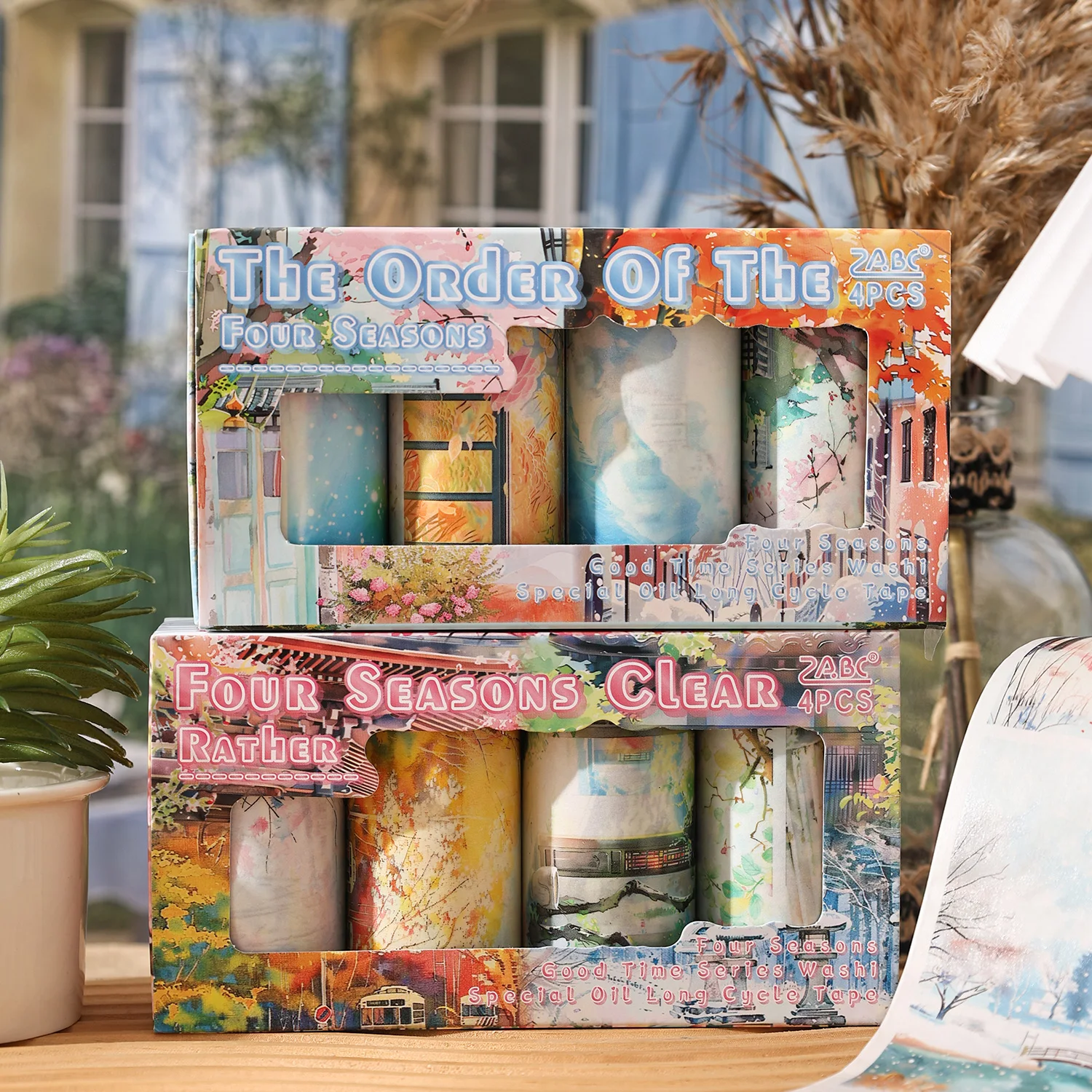 

Красивые пейзажи, ленты васи, материал, 4/8 рулона, лента в штучной упаковке, креативный DIY коллаж, маскировочные ленты для скрапбукинга, школьные канцелярские принадлежности