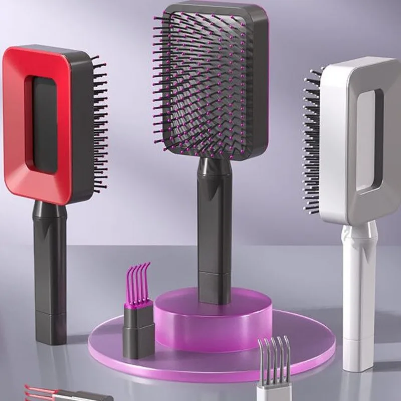 Hidden Cleaning Claw Design, Women's Air Cushion Comb, Airbag Massage Comb, Special Long Hair Style For Home Use