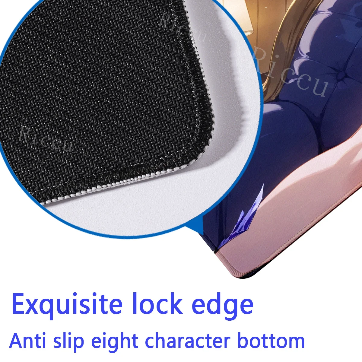 Genshin Impact Skirk Mouse Pad أنيمي لوحة الألعاب منصات الطاولة الخلفية المطاط سطح المكتب ماوس الوسادة حصير مكتبي ملحقات الكمبيوتر الإلكترونية