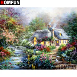 HOMFUN Full Square/Round Drill 5D DIY Diamond Painting
