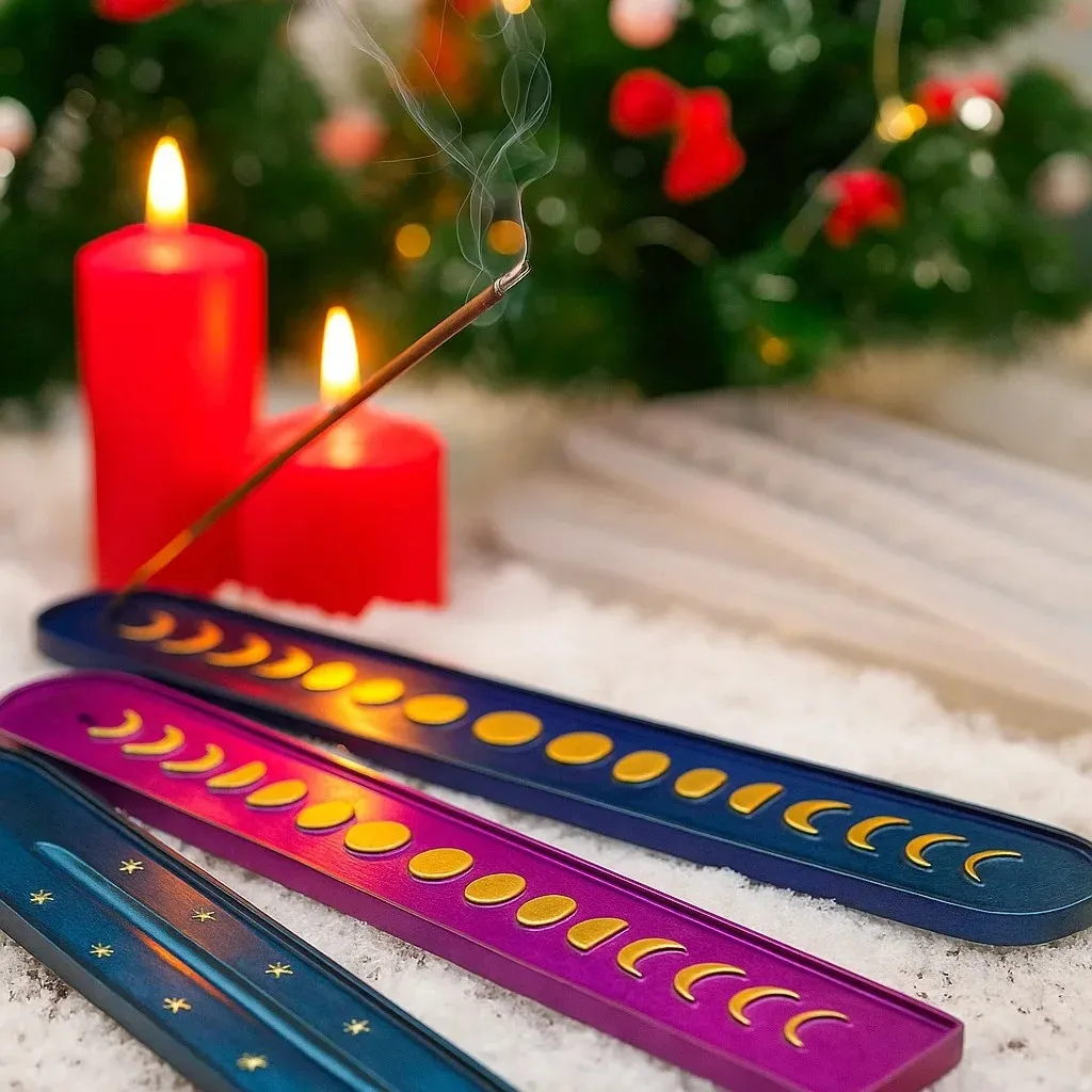 

2pcs Diycrystal Resin Mold, Mirror Silicone, Moon Phase, Star Incense Stick Board, Insert Board, Incense Box Silicone Mold