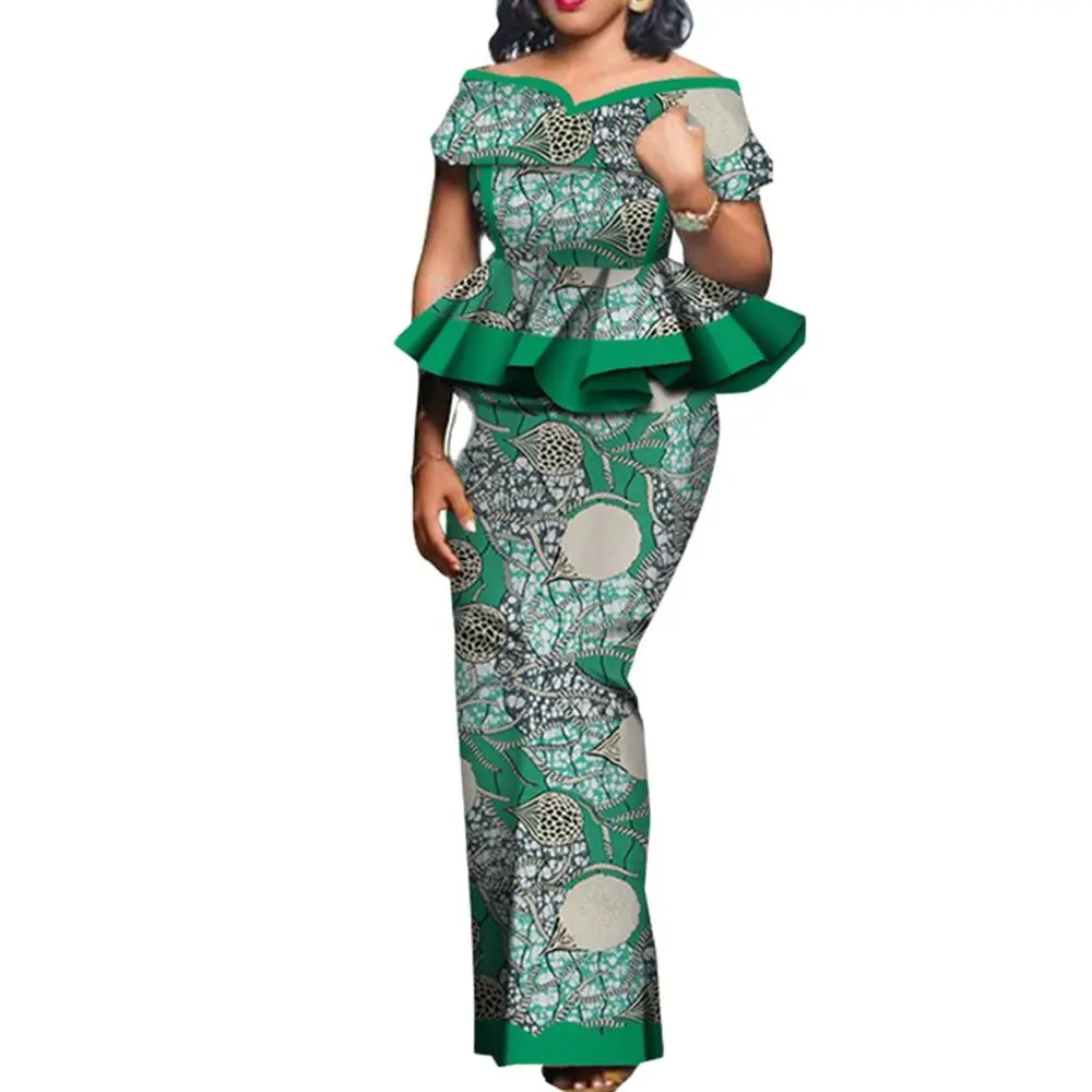 SALE!!! Party African Dress Women Skirt Sets Traditional 2 Pieces Suits Custom Made Dashiki Tops and Skirts Plus Size Clothing