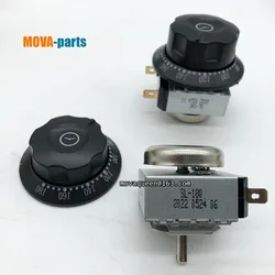 1Pcs Microwave OTG Disinfection Cabinet Stove Fryer Parts 180 Minutes Timer Switch With Knob