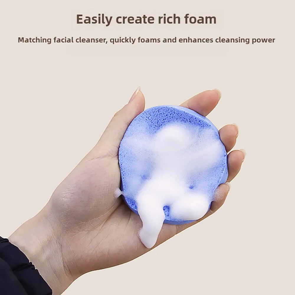 12 stks/pak Gezichtsreinigingsspons Gecomprimeerde PVA-spons voor gezichtswas Gemakkelijke make-up verwijdering Pad Draagbare schone bladerdeeg