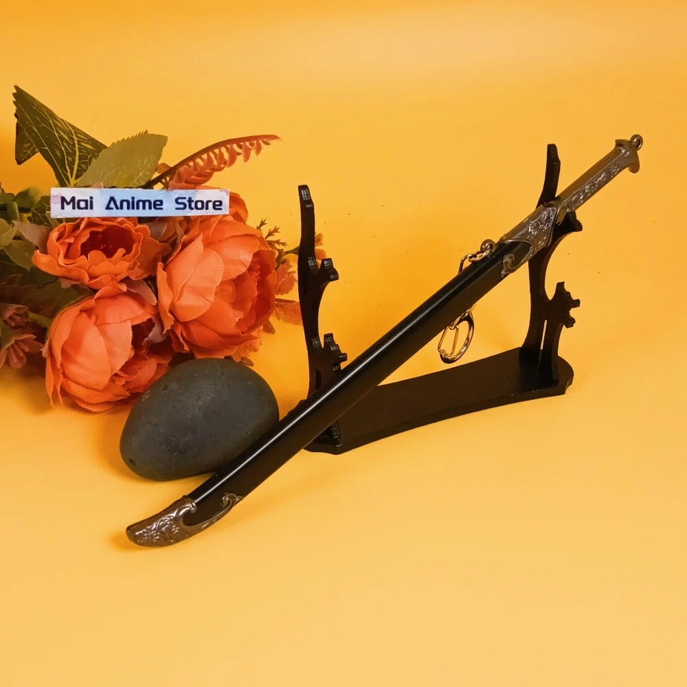 8.6インチ バギンズ刀 中世 グラムドリング ナルシルリング アラゴルンの剣 本物の指輪 サムライセイバー 金属製忍者ナイフ 非研磨玩具 ギフト