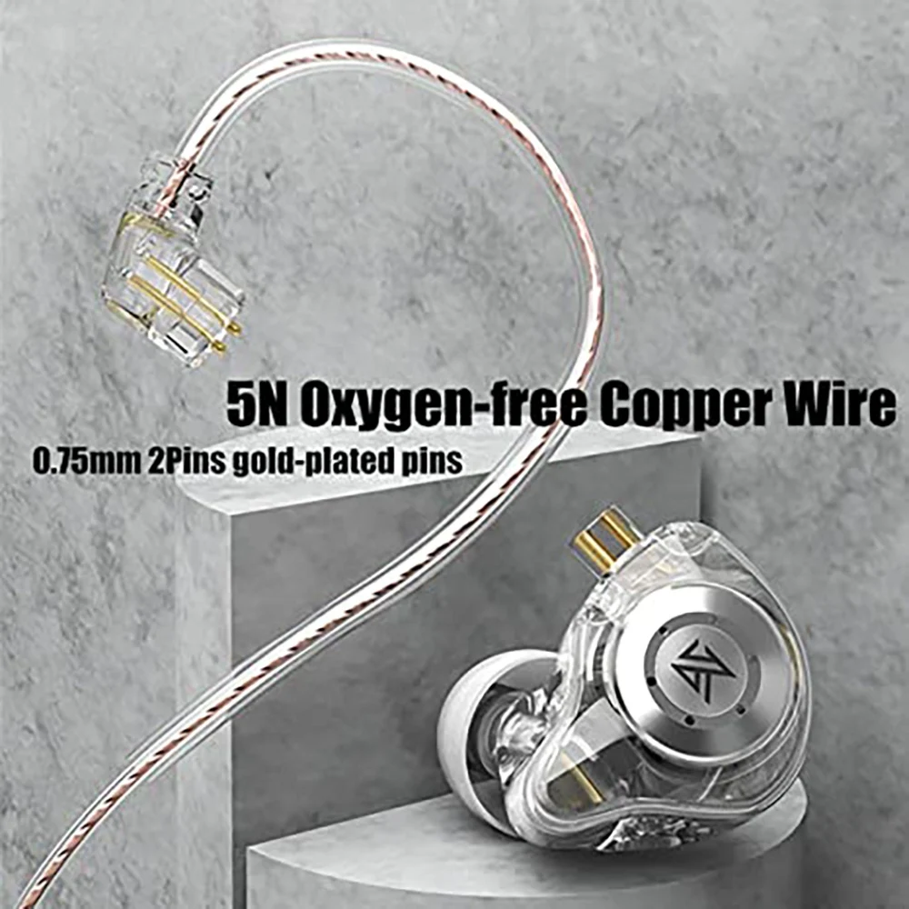 SWXF  Pro In-Ear Headphone HIFI Stereo Earphones with Detachable Cable Sports Noise Cancelling Headphone No Microphone-E