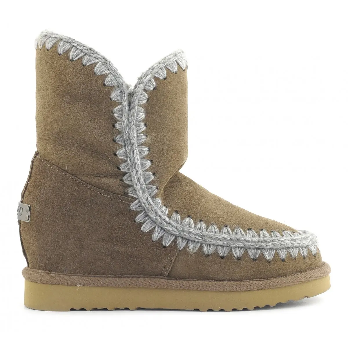 

women winter snow boots Eskimo Inner Wedge Short original sheepskin ladies inner height ankle boot