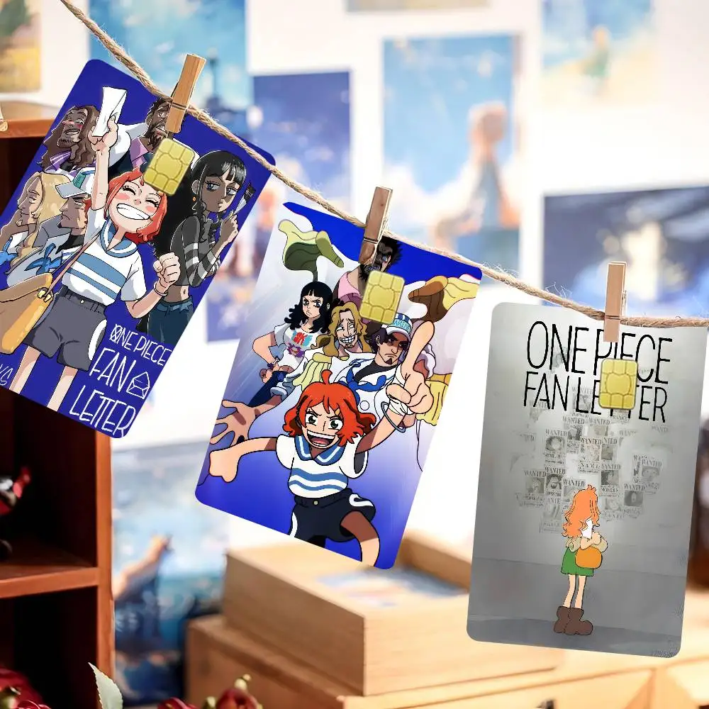 

One Anime P-Pieces Comics Credit Card Skin Stickers For VISA Bank Card Transportation Card Waterproof Sticker Women Gift