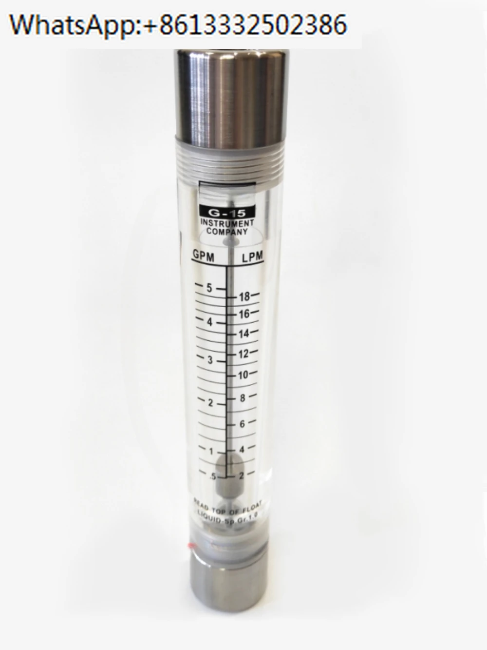 

LZT G-15 LZT G-25 Float Pipeline Plexiglass Flow Meter