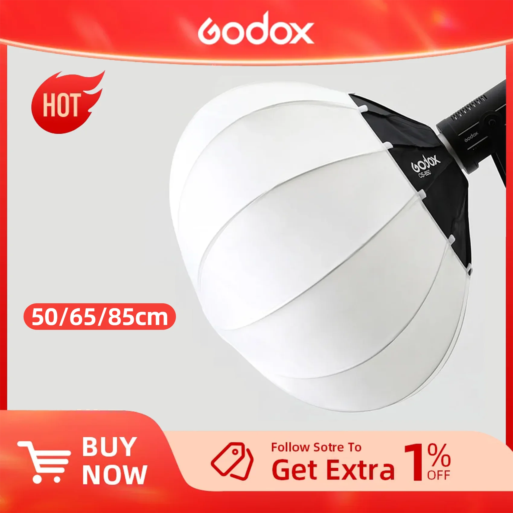Godox المحمولة سريعة التركيب شكل دائري فانوس سوفت بوكس ضوء CS-50D 50 سنتيمتر CS-65D 65 سنتيمتر CS-85D 85 سنتيمتر ل بوينز جبل استوديو فلاش