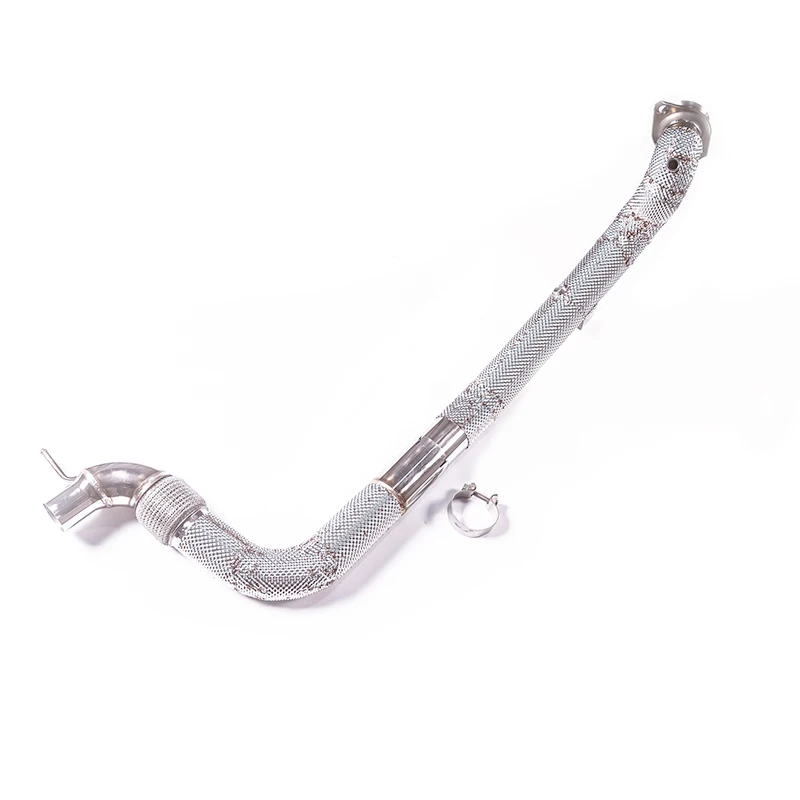 [Customized product] Applicable to 2015-2022 Ford Mustang 2.3T catless downpipe straight without catalytic converter