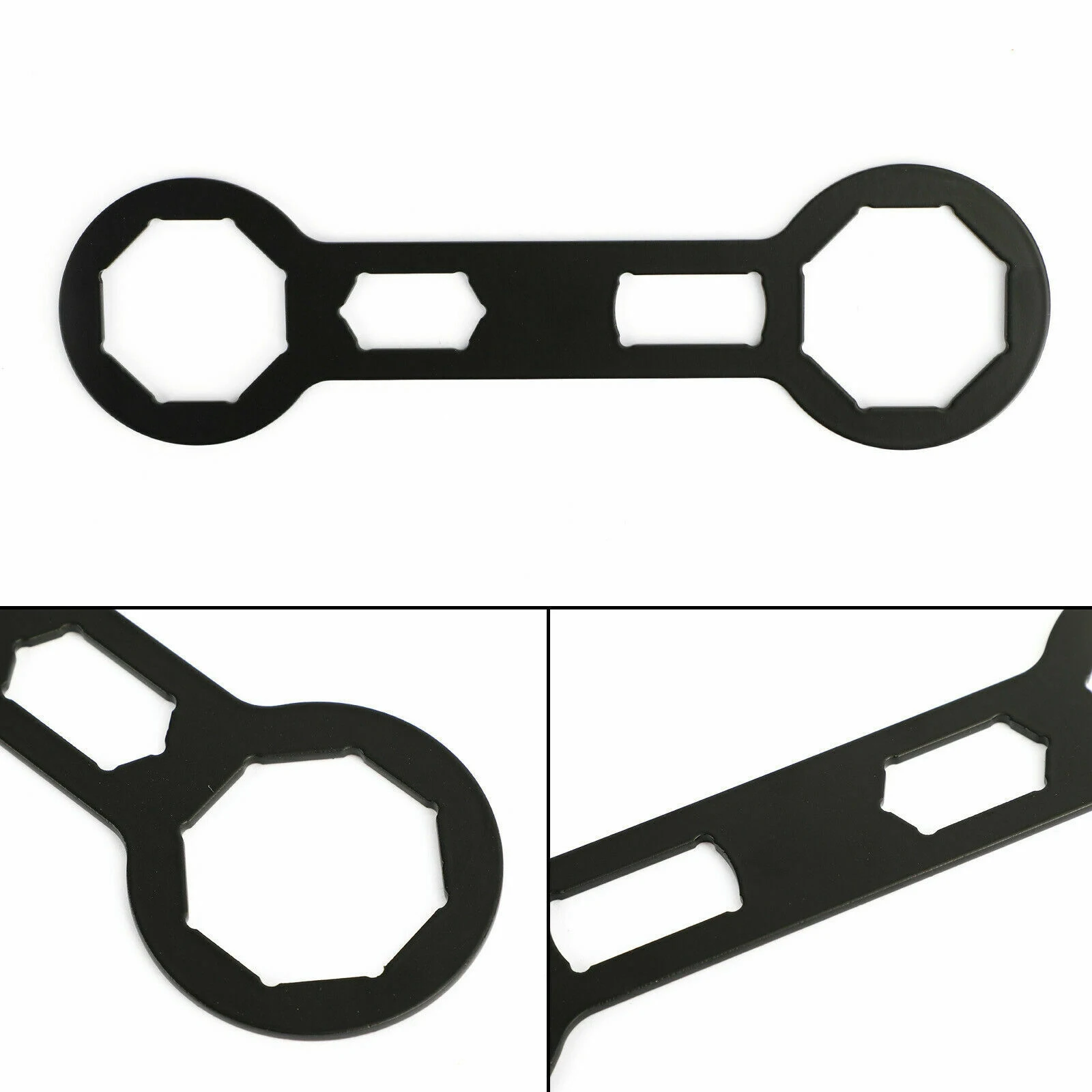 Motocicleta Fork Cap Wrench Tool, Amortecedor dianteiro, Remover Wrench para Honda Suzuki, 46mm, 50mm