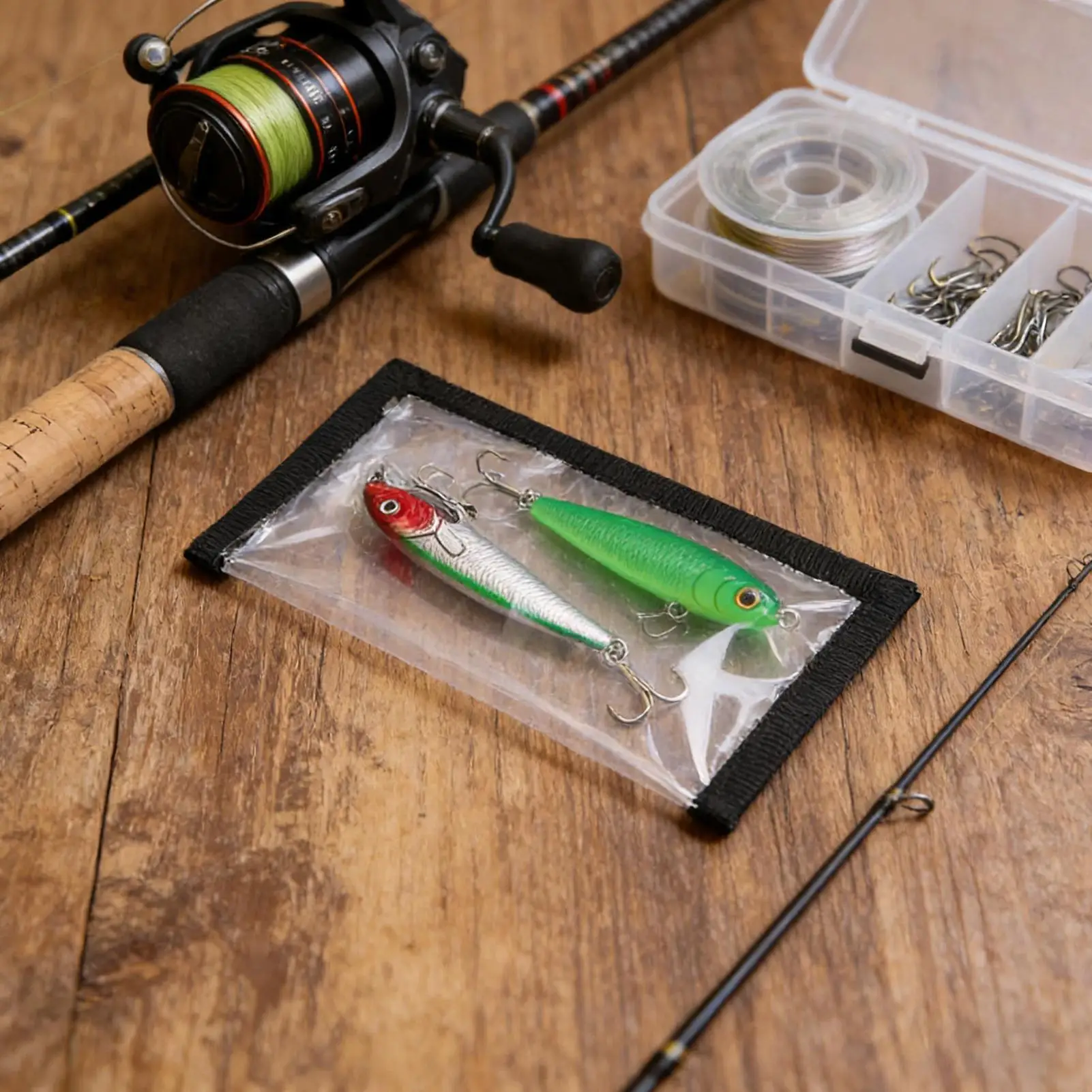 Transparent PVC Lure Bag Fishing Hook Protective Wraps Cover Case Bag Portable Bait Fishing Tackle Storage Bags