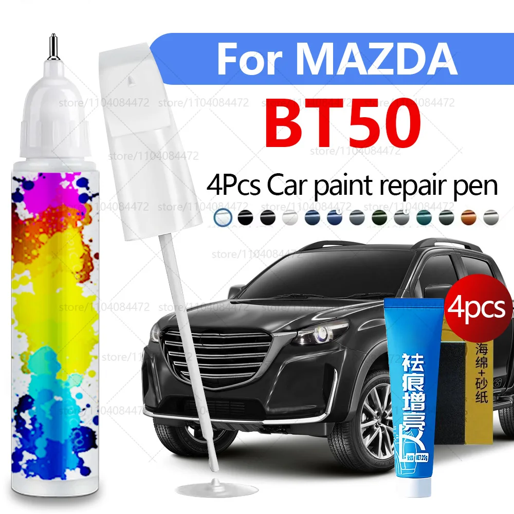 

Ручка для ремонта автомобильной краски для 2006-2025 MAZDA BT50 Аксессуары для ремонта царапин 4 шт. Синий 42 м Серый Серебристый Черный Красный A4A Белый