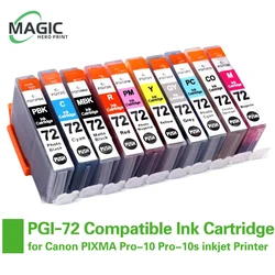 NEW Compatible Ink Cartridge For Canon 72 PGI 72 c PGI72 Ink Cartridge for Canon PIXMA Pro-10 Pro-10s inkjet Printer